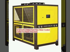 12.62m3/h Fluxo de fluido refrigerado Chiller refrigerado por água para processos plásticos