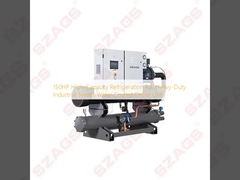 Refrigeração de alta capacidade de 150HP para necessidades industriais pesadas Unidade de resfriamento por água