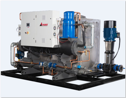 comprar Refrigerador industrial a água integrada do sistema 120HP refrigerou o tipo do parafuso online manufacture