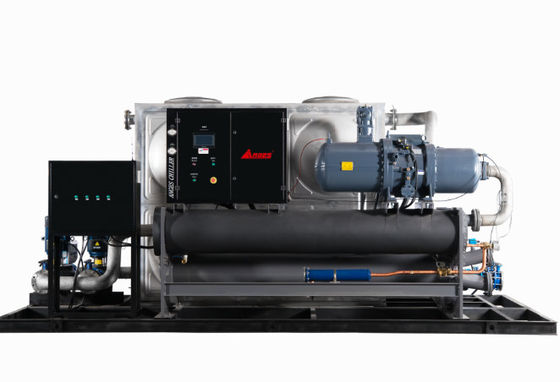 comprar O refrigerador 85HP industrial integrou o tipo semi hermético do parafuso do sistema online manufacture