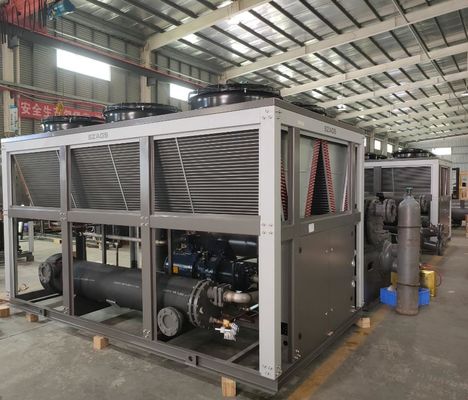 comprar Ar semi hermético refrigerador de refrigeração R134a/R407C/R22 do compressor do parafuso para a indústria química online manufacture
