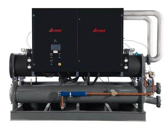 comprar Sistema integrado de refrigeração de água industrial de 120 cv Tipo de parafuso semi-hermético online manufacture