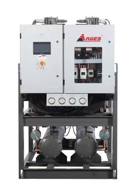 comprar Sistema integrado de resfriador de água industrial de 50 CV Tipo de parafuso semi-hermético online manufacture