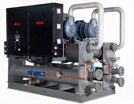 comprar Refrigerador a parafuso de tubo de cobre refrigerado a ar de alta eficiência com condensador de tubo de cobre com nadadeiras online manufacture