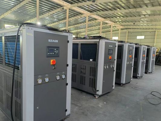 comprar R22 Refrigerador de tipo refrigerado a ar de 10 toneladas para máquina de moldagem por sopro online manufacture