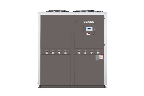 comprar Tipo de refrigeração Tubos de cobre finados de baixo ruído Ventilador de rotor externo Chiller de água portátil com tanque de água de aço inoxidável online manufacture