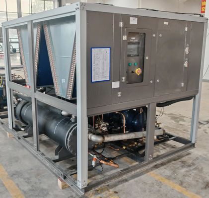 comprar Adotar um sistema de refrigeração ambientalmente sustentável Recuperação de calor residual para a indústria química e produção de baterias de lítio Economia de energia Condensador de tubo de cobre com finalidade arrefecida a ar com refrigerante R410A online manufacture