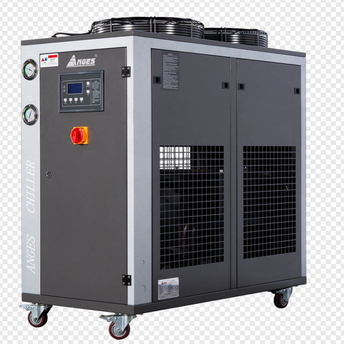 Refrigerador de rolamento resfriado a ar para resfriamento de processos industriais com evaporador de tubos e concha