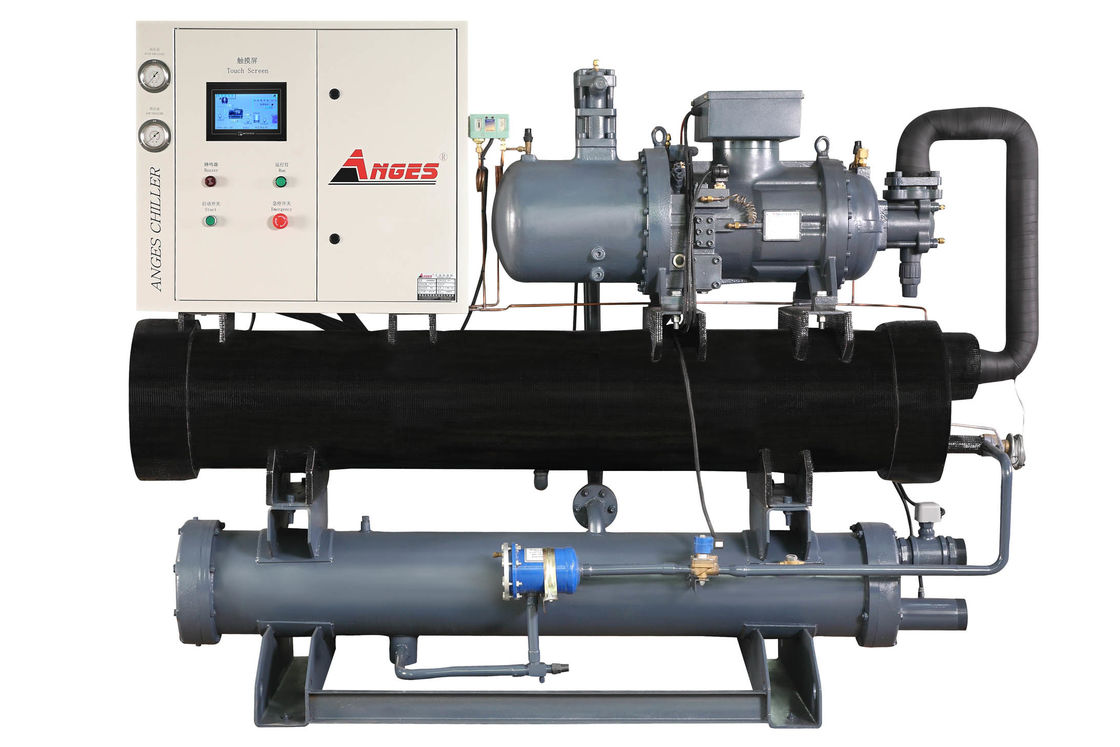 A água industrial do processo da refrigeração refrigerou um compressor 50hp mais frio
