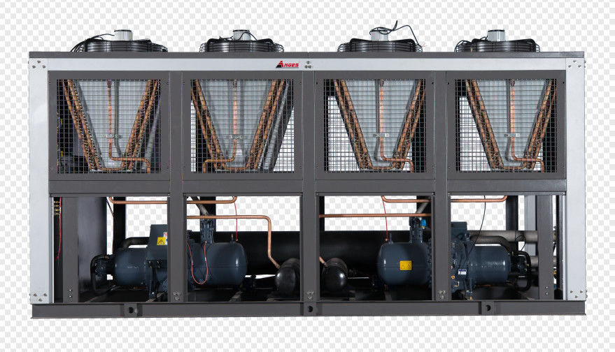 Sistema integrado de refrigeração industrial de 100 cv Tipo parafuso semi-hermético