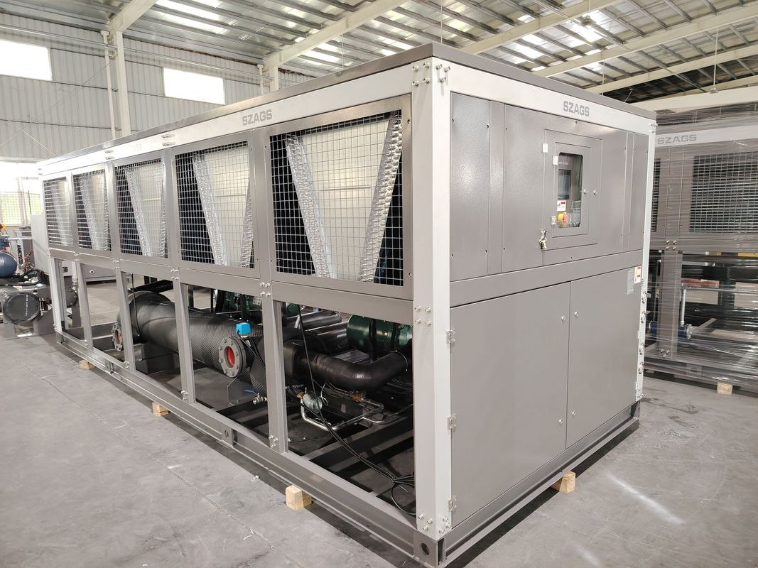 Refrigerador de tipo parafuso semi-hermético de 240 cv para produção de materiais plásticos