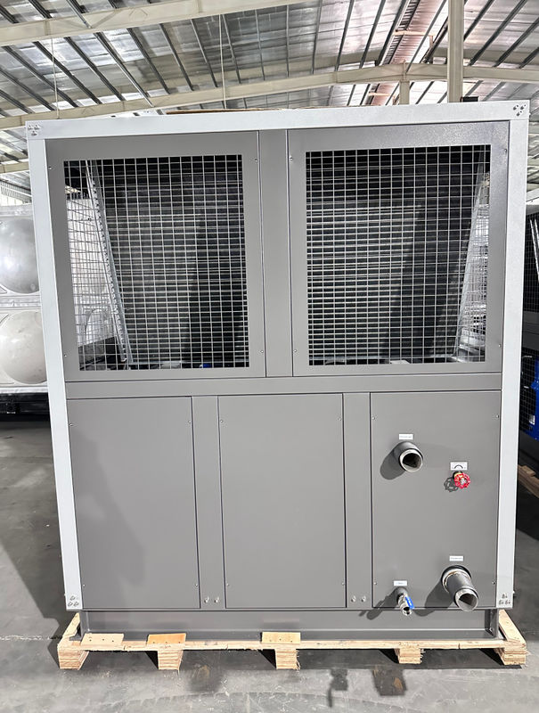 Chiller de água refrigerado a ar de 50 toneladas Chiller de glicol com quatro compressores de rolagem
