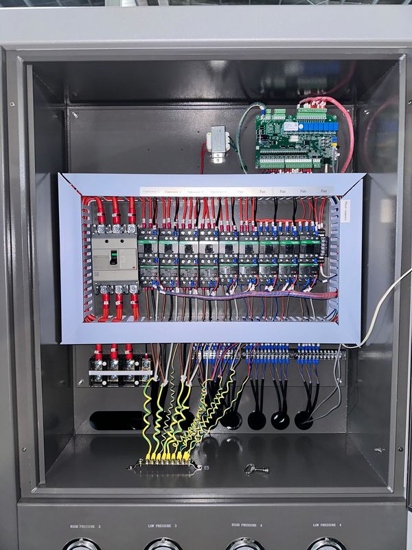 Fábrica de fornecimento 60HP refrigerado a ar Industrial Chiller de água 60 Ton Roll Tipo Glicol Chiller com quatro compressores de rolagem