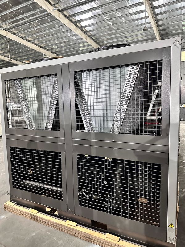 Fábrica de fornecimento 60HP refrigerado a ar Industrial Chiller de água 60 Ton Roll Tipo Glicol Chiller com quatro compressores de rolagem