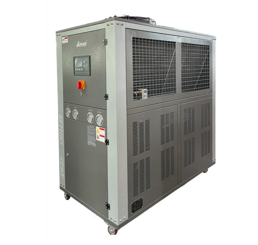 Chiller de água industrial refrigerado a ar de 8 toneladas 23kW Chiller de glicol de tipo rolante