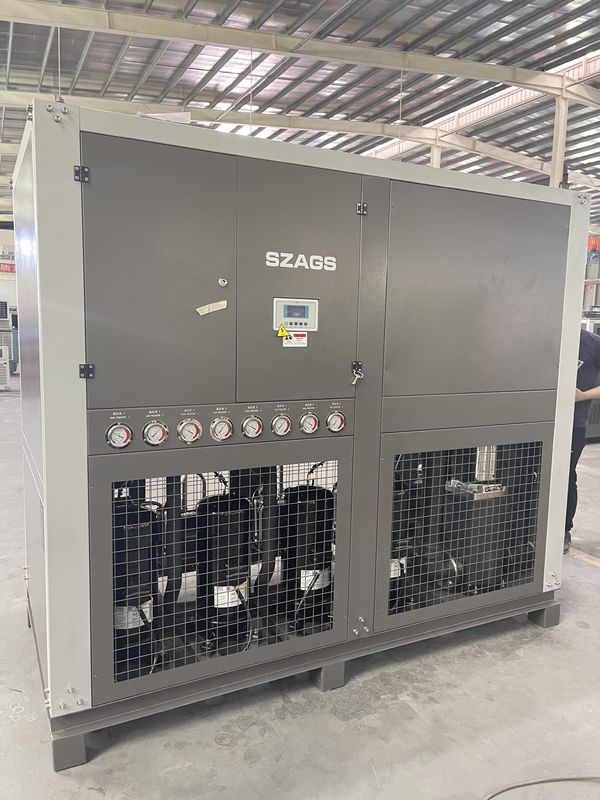 Eficiência elevada 40HP CHILLER INDUSTRIAL COOLED BY WATER 130 KW ROLL CHILLER COOLED BY WATER para máquina de injecção