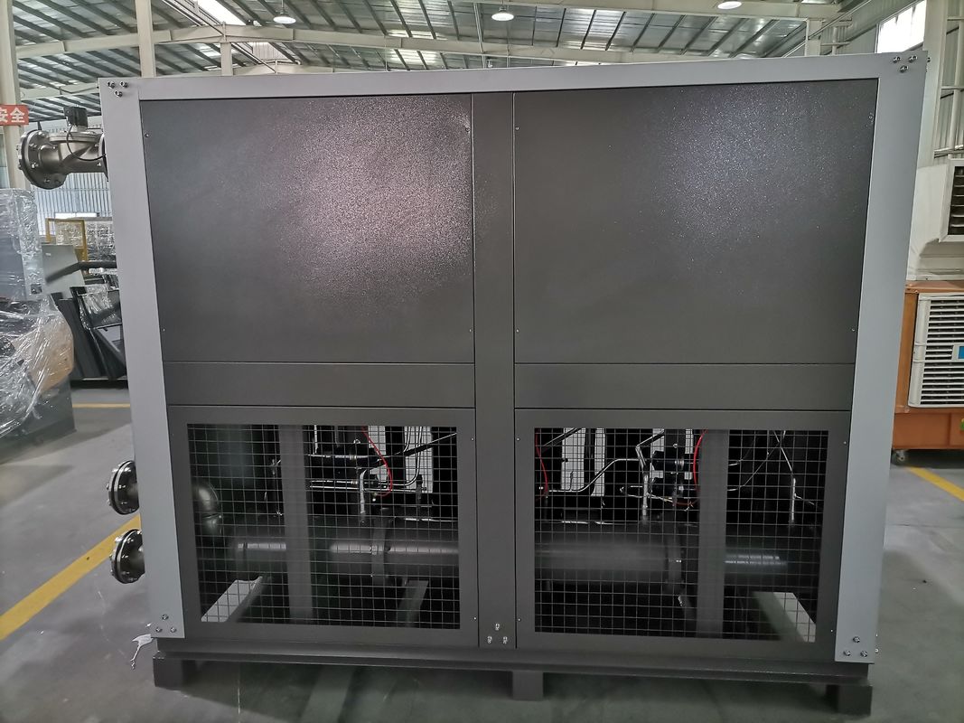 Eficiência elevada 40HP CHILLER INDUSTRIAL COOLED BY WATER 130 KW ROLL CHILLER COOLED BY WATER para máquina de injecção