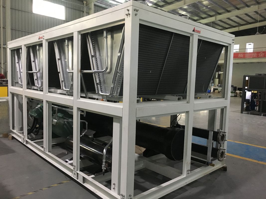 Refrigerador de água industrial portátil de 120 CV tipo parafuso semi-hermético
