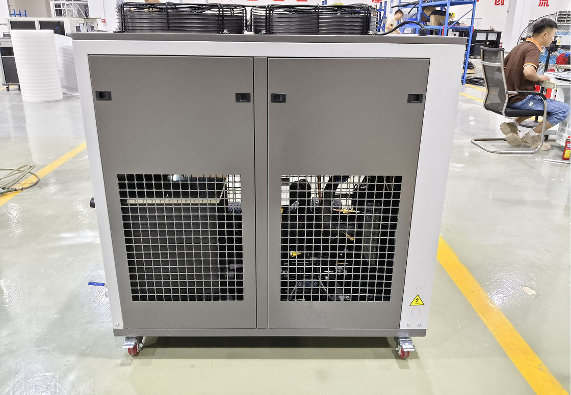 Chiller de água refrigerado a ar industrial de 5 toneladas 18kW Chiller de glicol tipo scroll China fornecimento de fábrica