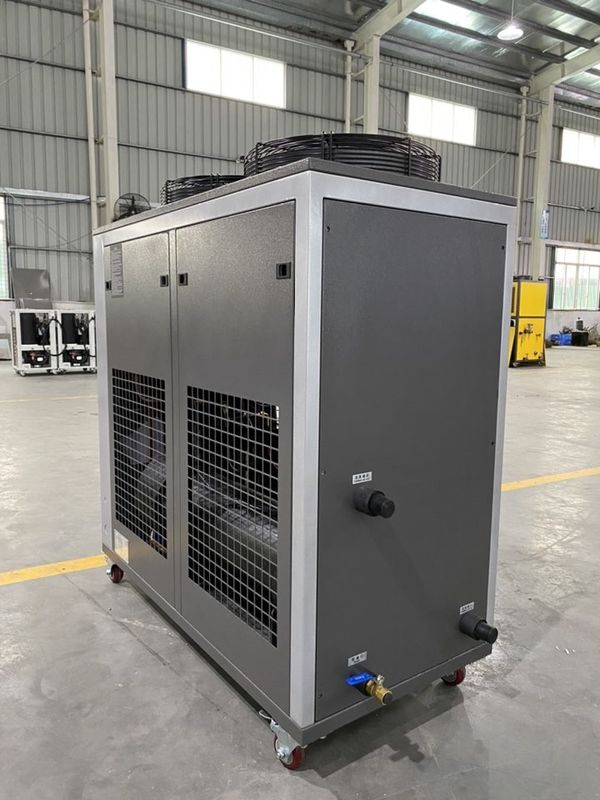 Chiller de água refrigerado a ar industrial de 5 toneladas 18kW Chiller de glicol tipo scroll China fornecimento de fábrica