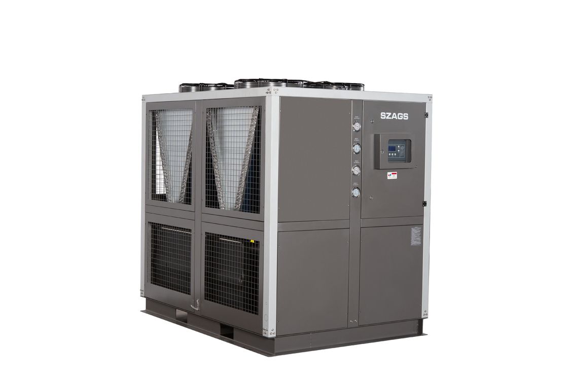 Chiller de água arrefecida a ar de 30 HP tipo Industrial Scroll 92kW Glicol Chiller Sistema de arrefecimento