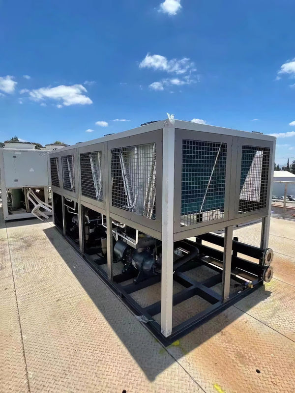 Chiller de tipo parafuso industrial de 100HP com dois sistemas de resfriamento