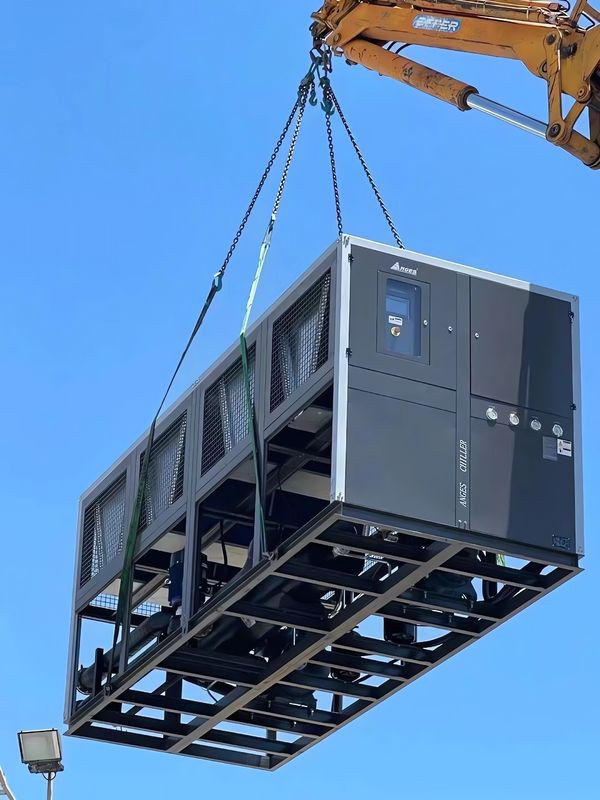 Chiller de tipo parafuso industrial de 100HP com dois sistemas de resfriamento