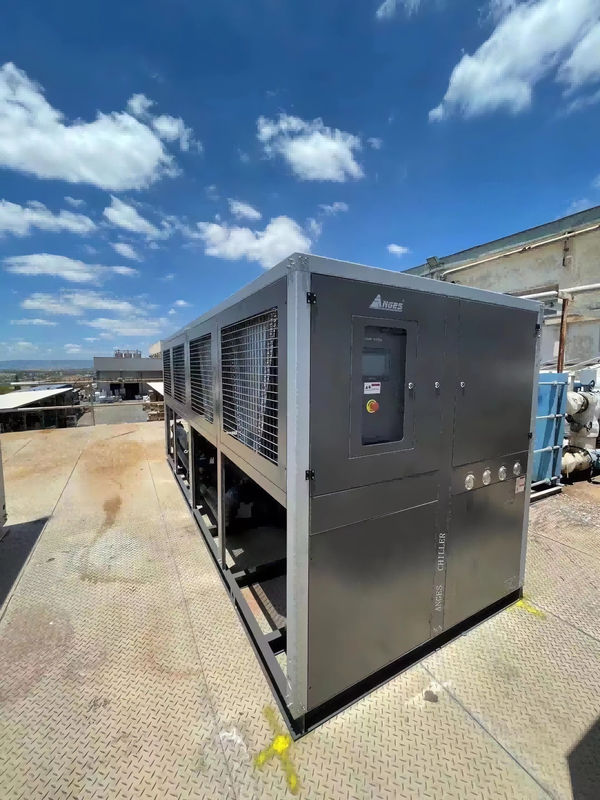 Chiller de tipo parafuso industrial de 100HP com dois sistemas de resfriamento