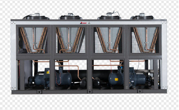 Emerson Solenoide Valve 75HP Air Cooled Screw Chiller para impressão e BOPP Film Lamination Line