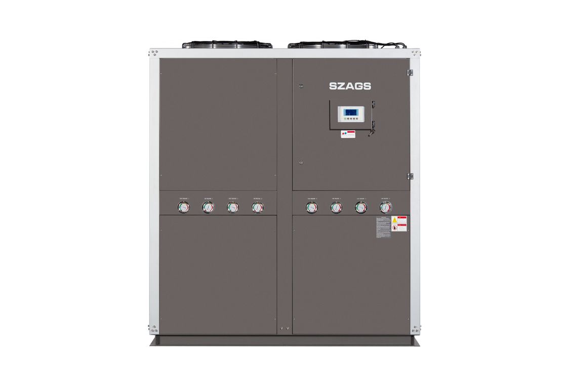 Tipo de refrigeração Tubos de cobre finados de baixo ruído Ventilador de rotor externo Chiller de água portátil com tanque de água de aço inoxidável