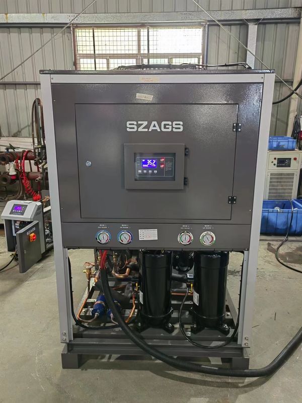 Sistema de refrigeração a ar de 20 HP Frigorífico de água a ar industrial de tipo scroll