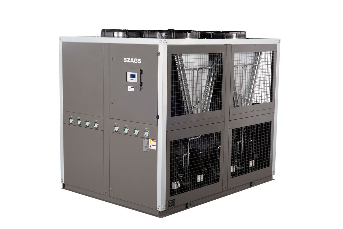 40 toneladas refrigerado a ar tipo de rolagem refrigerador de água 144KW sistema industrial refrigerado a ar para máquina de extrusão