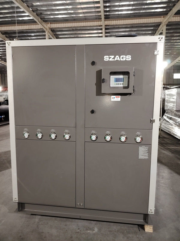 40 toneladas refrigerado a ar tipo de rolagem refrigerador de água 144KW sistema industrial refrigerado a ar para máquina de extrusão