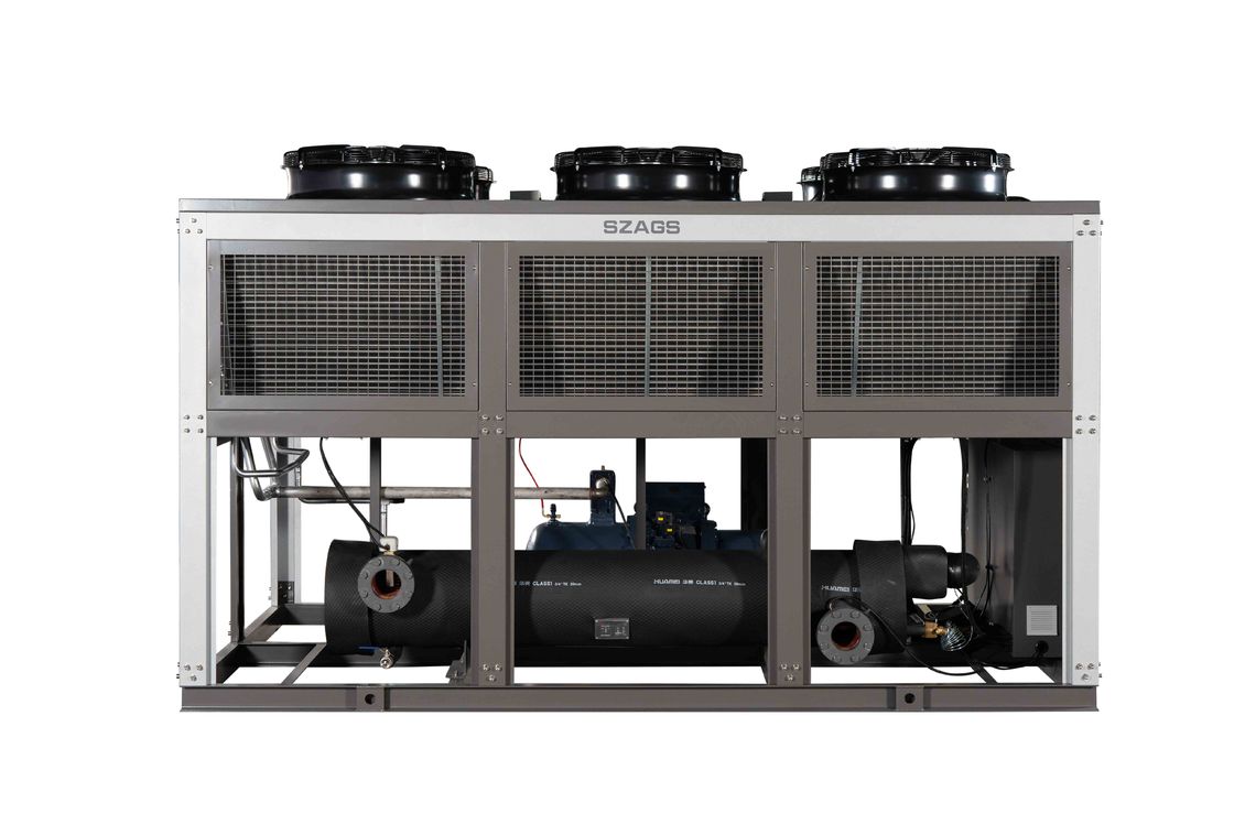 60HP Compressor de parafuso arrefecido a ar Chiller industrial refrigerador químico 60Ton máquina de arrefecimento a ar para 10 unidades máquina de moldagem por injecção.