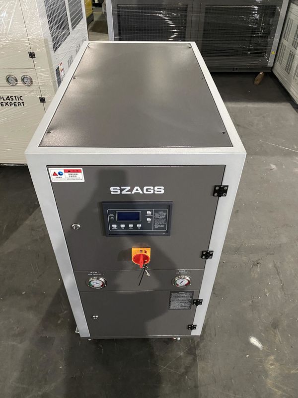 Refrigeradores compactos refrigerados a água 6 toneladas Refrigeradores rápidos com capacidade de arrefecimento de 19 kW Monitoramento remoto 24 horas por dia, 7 dias por semana Refrigerante ecológico