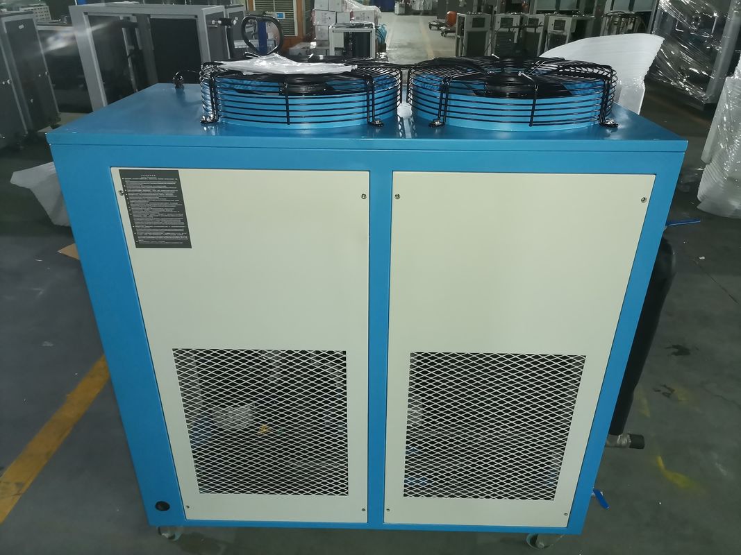 Precisão e eficiência 2,5 m3/h Fluxo de água refrigerada Refrigeradores de velocidade variável refrigerados a ar para controlo de temperatura de laboratório