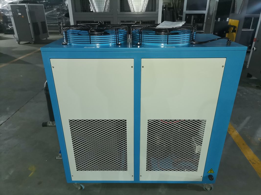 Precisão e eficiência 2,5 m3/h Fluxo de água refrigerada Refrigeradores de velocidade variável refrigerados a ar para controlo de temperatura de laboratório