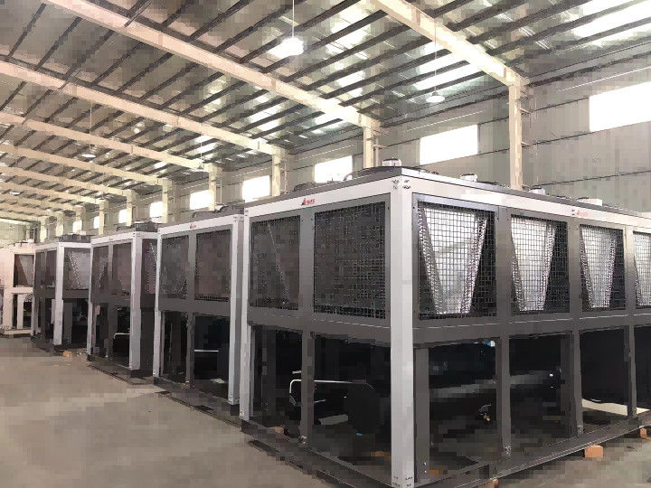 Resfriador industrial a parafuso refrigerado a ar de 150 toneladas Solução de arrefecimento de alta eficiência para máquinas de extrusão