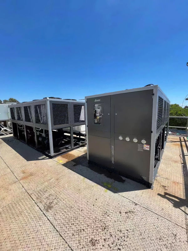 Resfriador industrial a parafuso refrigerado a ar de 150 toneladas Solução de arrefecimento de alta eficiência para máquinas de extrusão