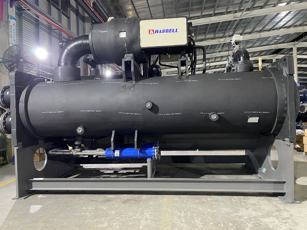 Sistema industrial de arrefecimento por parafuso a água de 200 HP para moldagem de plástico, processamento químico e corte a laser