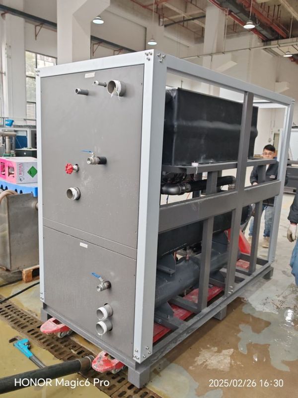 15hp Industrial Chiller Sistema integrado Hermetic Scroll Tipo Emerson válvula de expansão para refrigeração superior