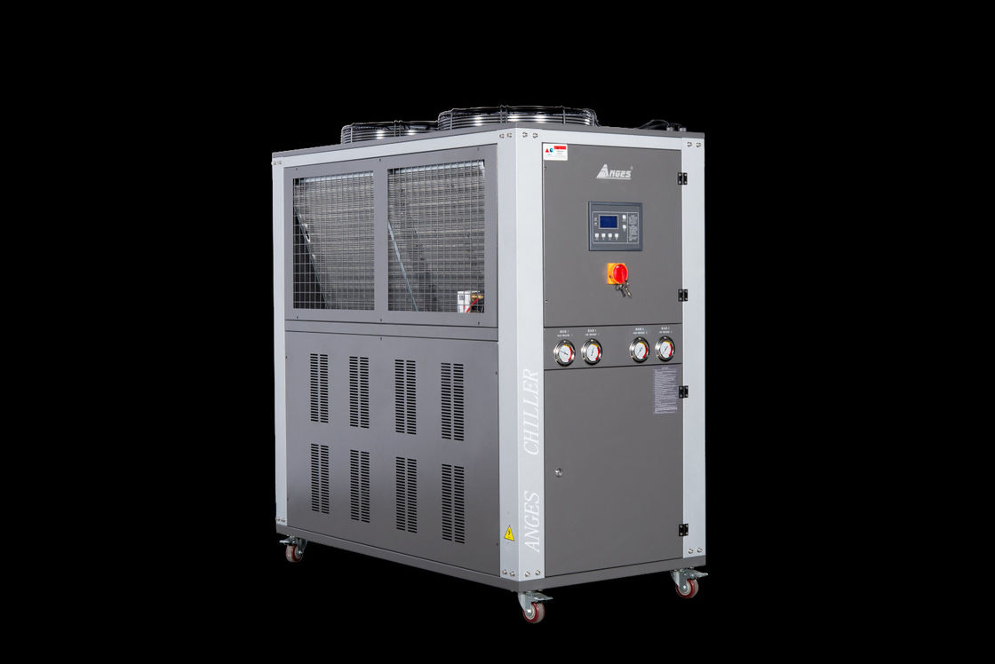 Refrigerador de precisão industrial refrigerado a ar de 10 HP para moldagem por injeção, equipamento CNC e laser