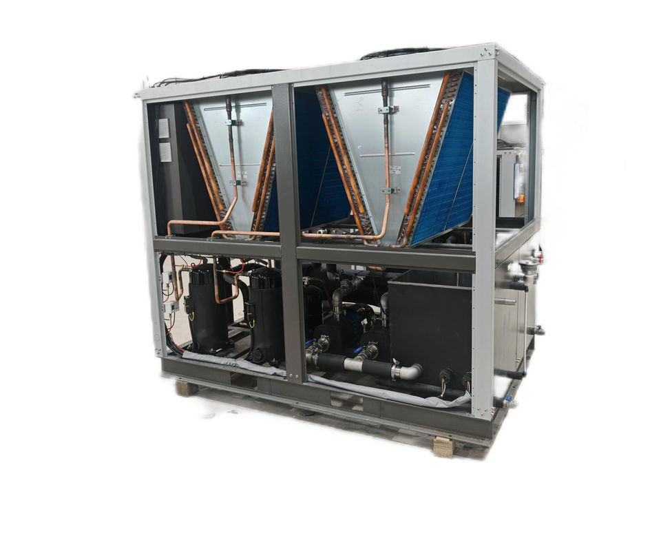 Refrigerador de laboratório refrigerado a ar com bomba de água circulante de baixa temperatura e tanque de água de aço inoxidável,suporta uma temperatura de saída de água de -5°C e está equipado com proteção de segurança múltipla