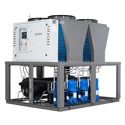 Resfriador de água refrigerado a ar industrial 50HP 50Ton para máquina de moldagem por injeção Resfriador de rolagem modular refrigerado a ar