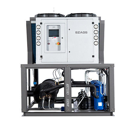 Resfriador de água refrigerado a ar industrial 50HP 50Ton para máquina de moldagem por injeção Resfriador de rolagem modular refrigerado a ar