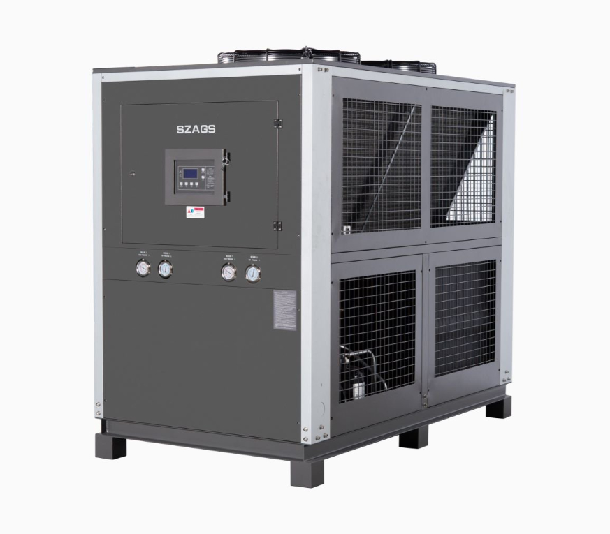 Chiller de Glicol Arrefecido a Ar de 20HP Compressor Tipo Scroll Eficiente em Energia Chiller Industrial para Máquinas de Moldagem por Injeção