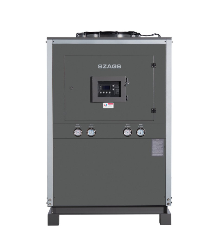 Chiller de Glicol Arrefecido a Ar de 20HP Compressor Tipo Scroll Eficiente em Energia Chiller Industrial para Máquinas de Moldagem por Injeção