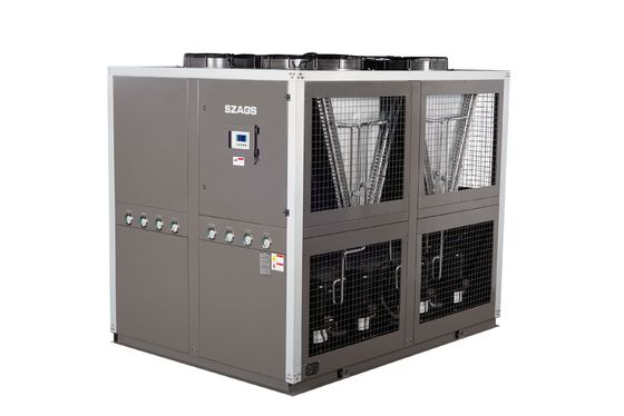 40 toneladas refrigerado a ar tipo de rolagem refrigerador de água 144KW sistema industrial refrigerado a ar para máquina de extrusão