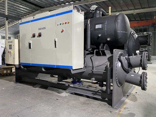 Refrigerador refrigerado a água de frequência 125RT com rolamento magnético e frequência variável 440kw Economia de energia