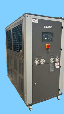 Chiller refrigerado a água de 20 HP para fabricação de plásticos limpo e ecologicamente correto Sistema de água refrigerada industrial de 20 toneladas